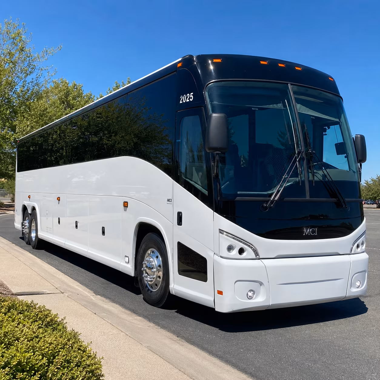charter bus transfers to ontario international airport for government military groups