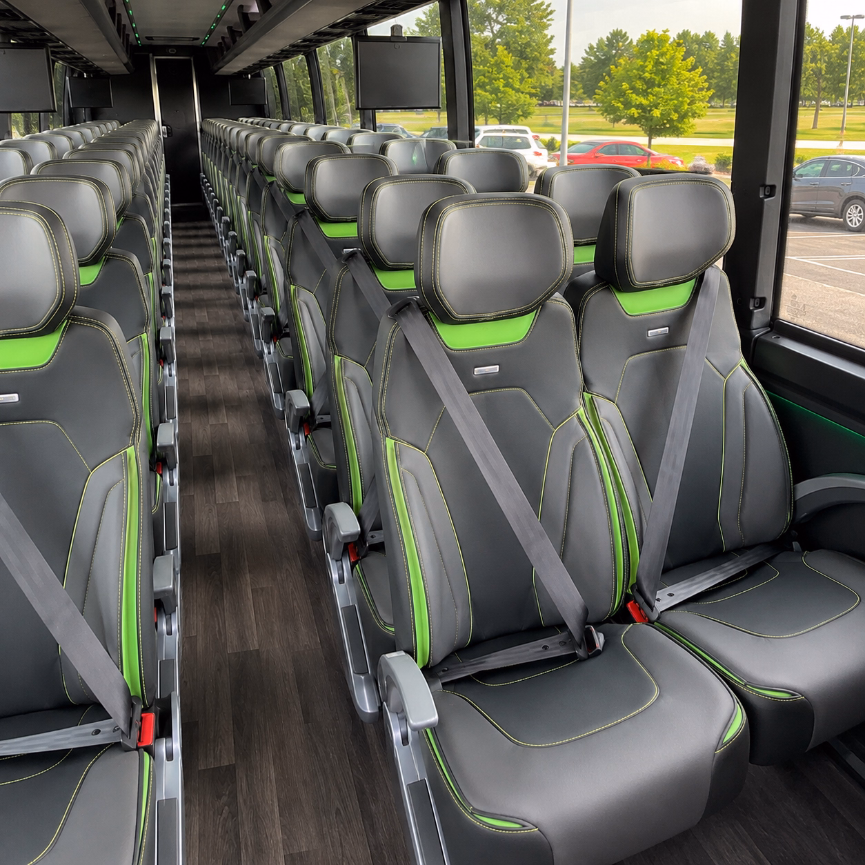 chino hills charter bus interior