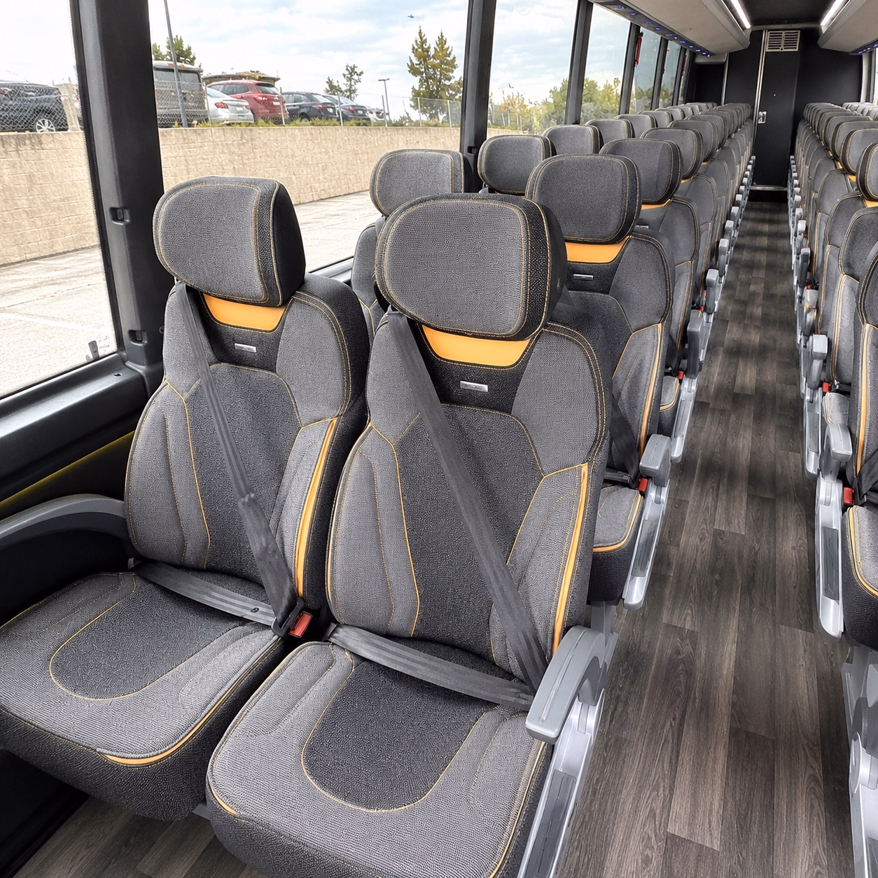 chino hills employee transportation onboard seating